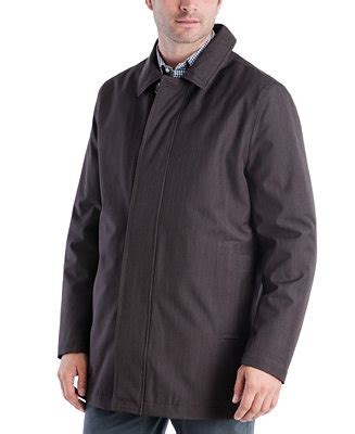 michael kors men's byron slim fit raincoat|Michael Kors RainCoats for Men for Sale .